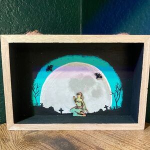 Zombie Pinup Shadow Box